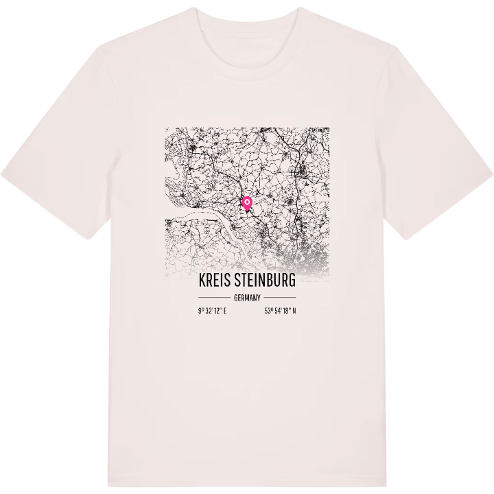 Kreis Steinburg map t-shirt – t-shirt from PinShirt