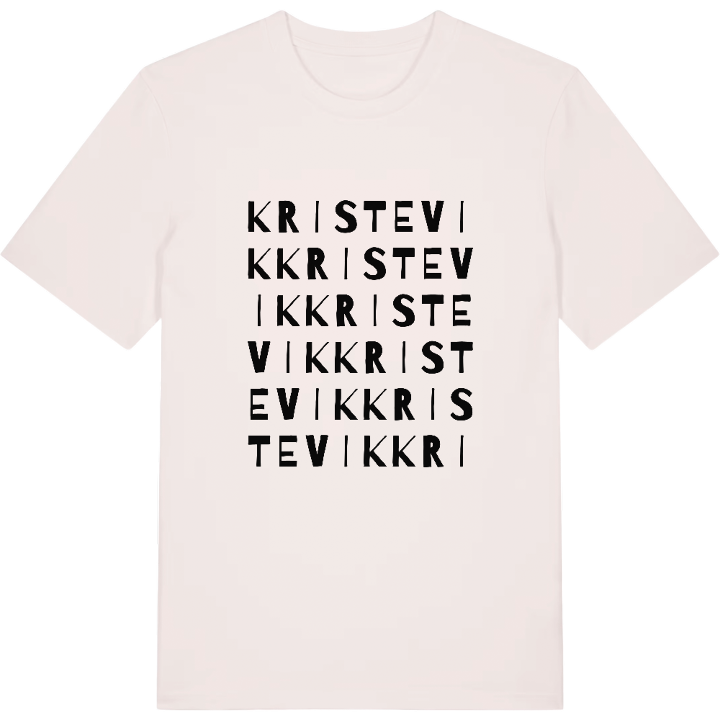 Kristevik wordplay t-shirt – t-shirt from PinShirt