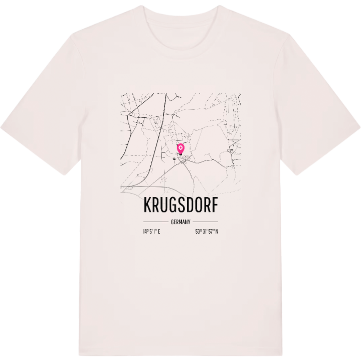 Krugsdorf map t-shirt – t-shirt from PinShirt