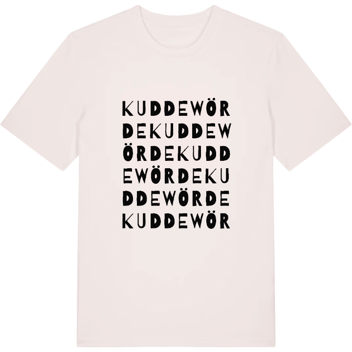 Kuddewörde wordplay t-shirt – t-shirt from PinShirt