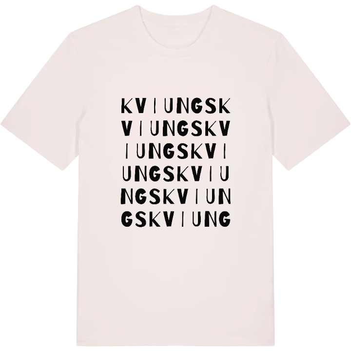 Kviungs wordplay t-shirt – t-shirt from PinShirt