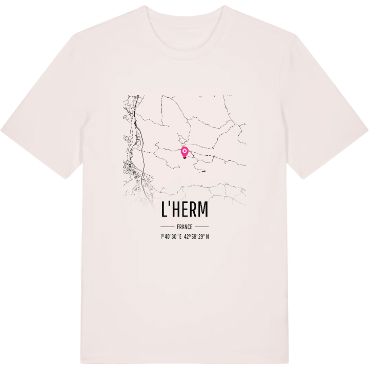 L'Herm map t-shirt – t-shirt from PinShirt
