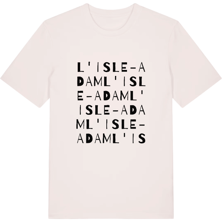 L'Isle-Adam wordplay t-shirt – t-shirt from PinShirt