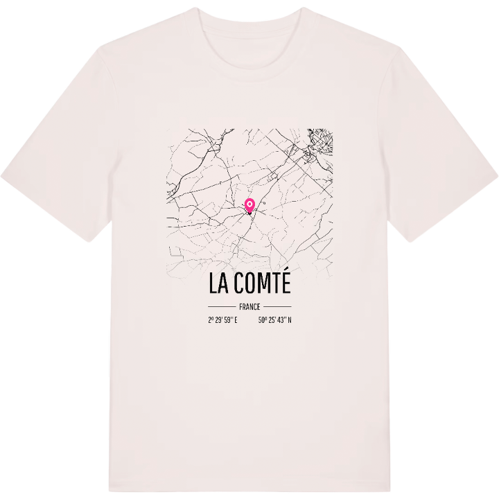 La Comté map t-shirt – t-shirt from PinShirt