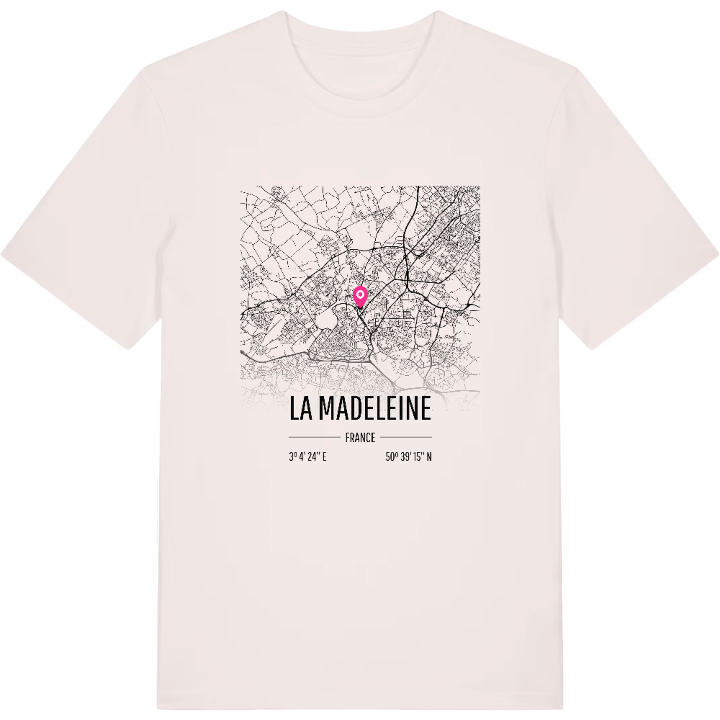 La Madeleine map t-shirt – t-shirt from PinShirt