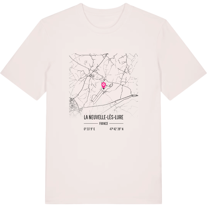 La Neuvelle-lès-Lure map t-shirt – t-shirt from PinShirt