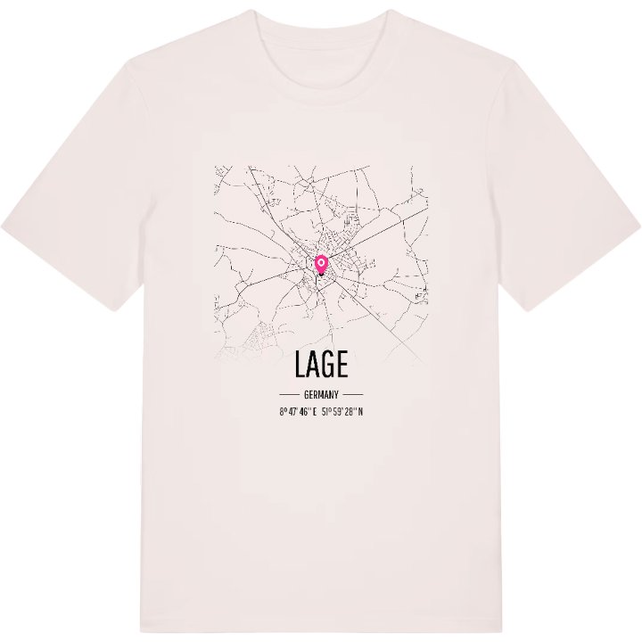 Lage map t-shirt – t-shirt from PinShirt