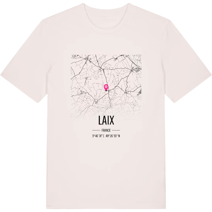 Laix map t-shirt – t-shirt from PinShirt