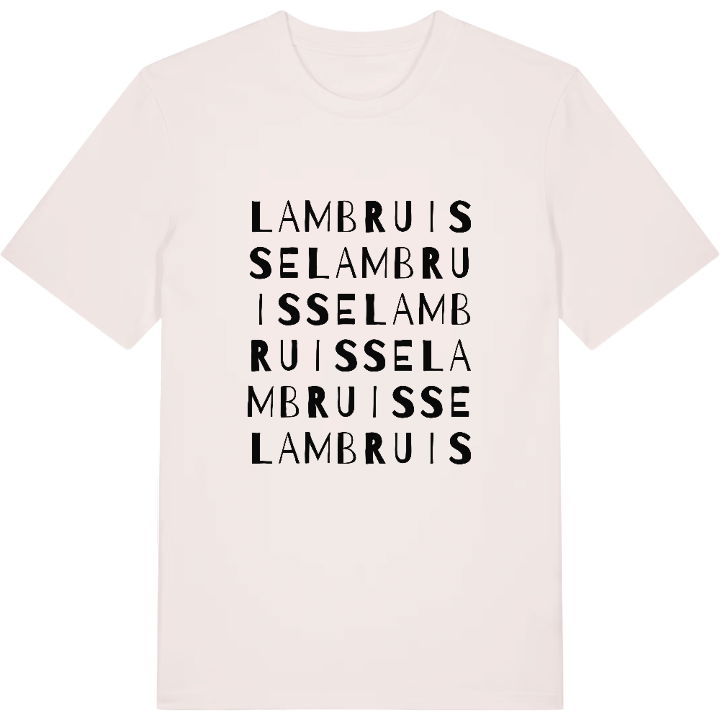 Lambruisse wordplay t-shirt – t-shirt from PinShirt