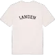 Landen böjd t-shirt