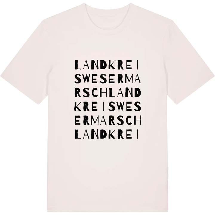 Landkreis Wesermarsch wordplay t-shirt – t-shirt from PinShirt