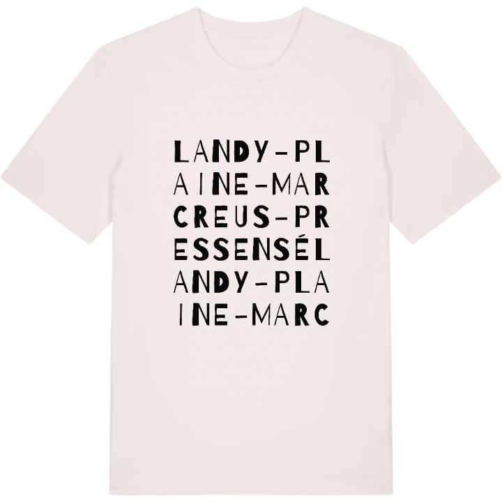 Landy-Plaine - Marcreus - Pressensé wordplay t-shirt – t-shirt from PinShirt