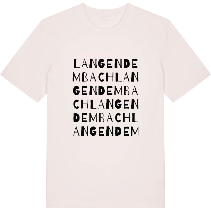 Langendembach wordplay t-shirt – t-shirt from PinShirt