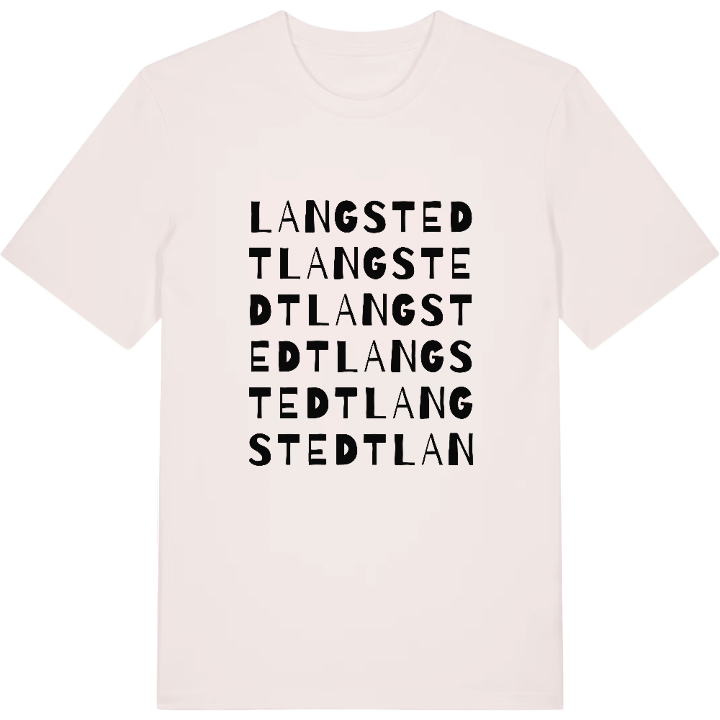 Langstedt wordplay t-shirt – t-shirt from PinShirt