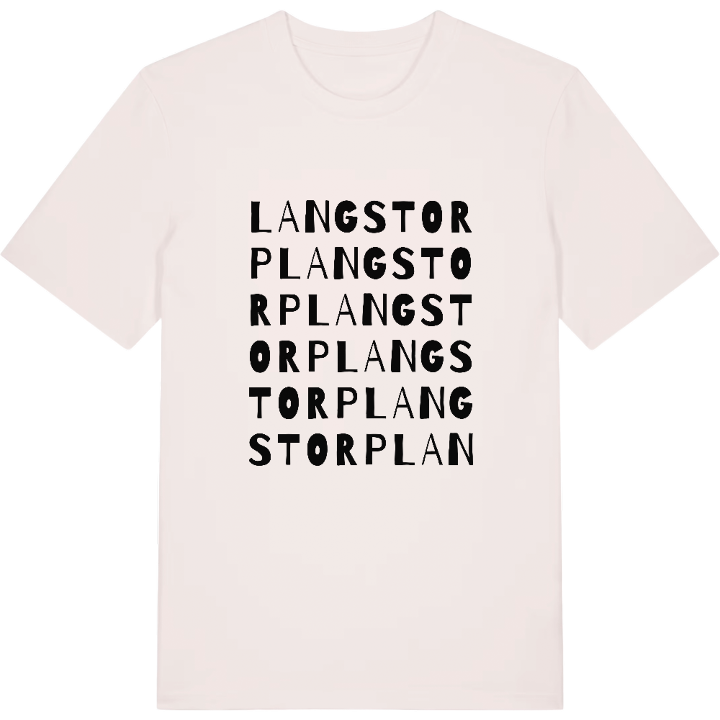 Langstorp wordplay t-shirt – t-shirt from PinShirt