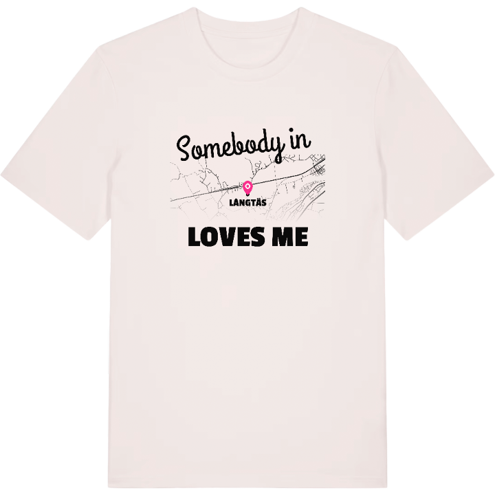 Someone in Långtäs loves me t-shirt – t-shirt from PinShirt