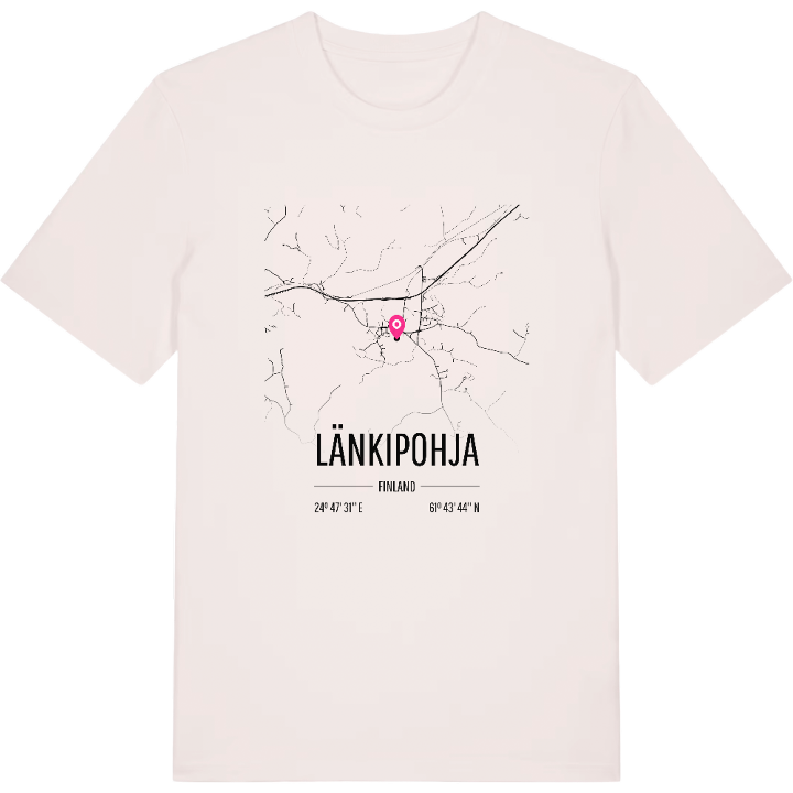 Länkipohja map t-shirt – t-shirt from PinShirt