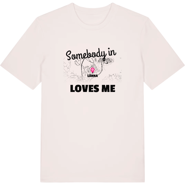 Someone in Länna loves me t-shirt – t-shirt from PinShirt