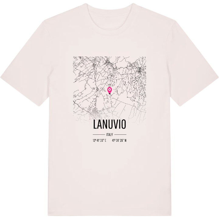 Lanuvio map t-shirt – t-shirt from PinShirt