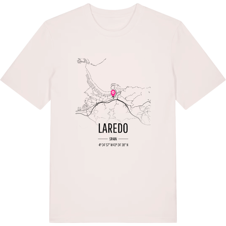 Laredo map t-shirt – t-shirt from PinShirt
