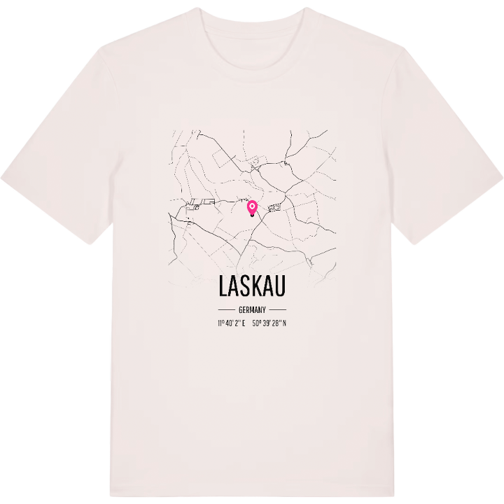 Laskau map t-shirt – t-shirt from PinShirt