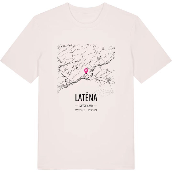 Laténa map t-shirt – t-shirt from PinShirt