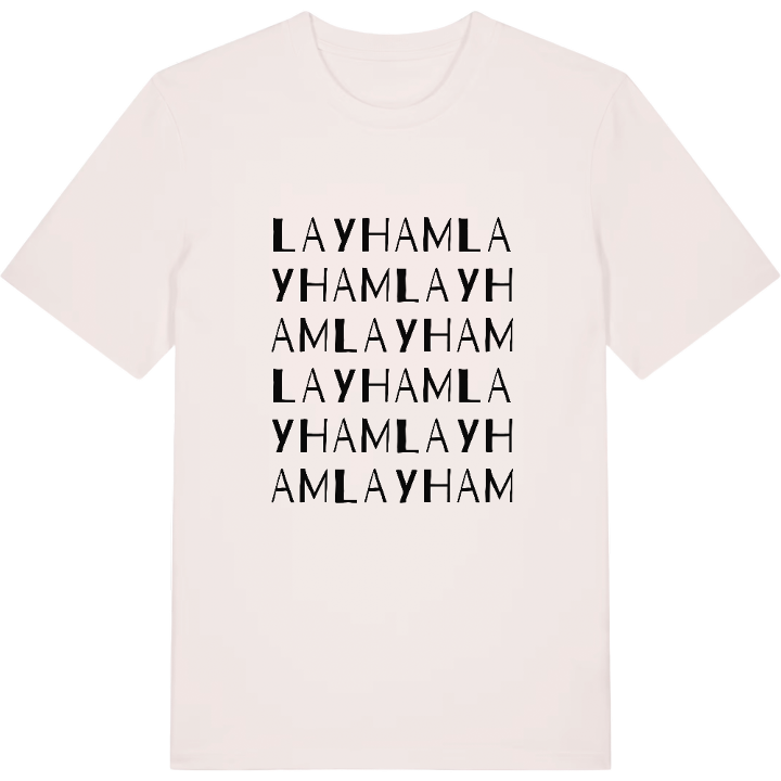 Layham wordplay t-shirt – t-shirt from PinShirt