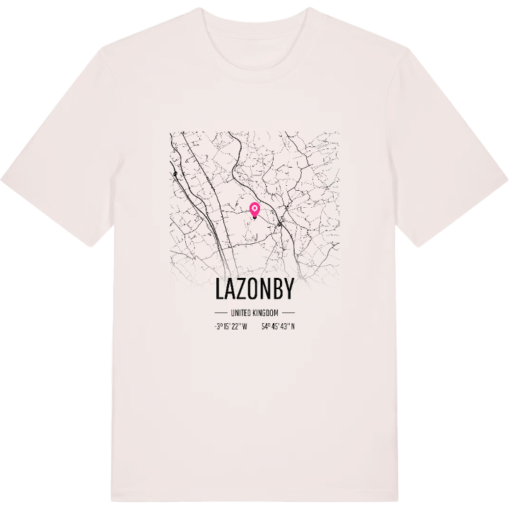 Lazonby map t-shirt – t-shirt from PinShirt