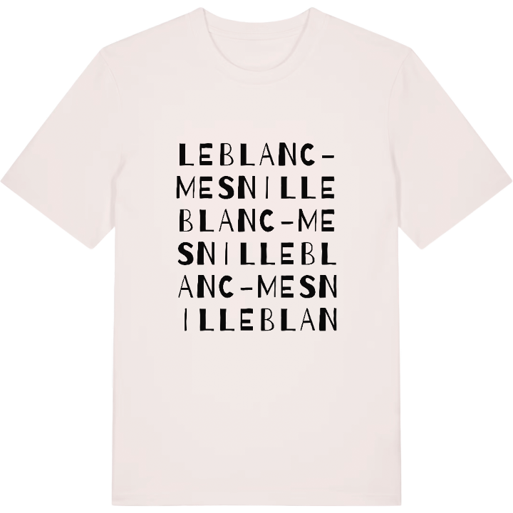 Le Blanc-Mesnil wordplay t-shirt – t-shirt from PinShirt
