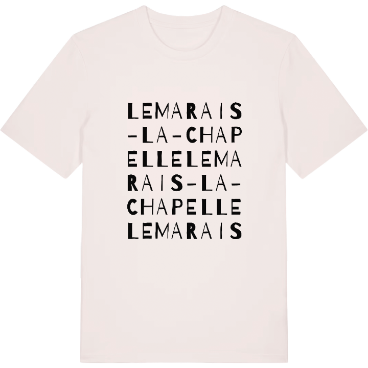 Le Marais-la-Chapelle wordplay t-shirt – t-shirt from PinShirt