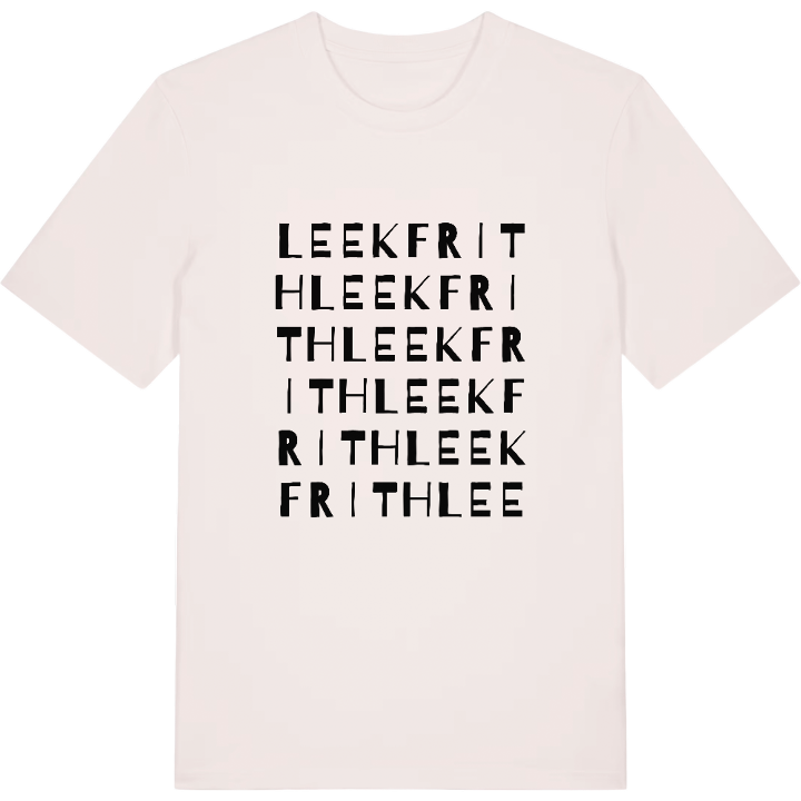 Leekfrith wordplay t-shirt – t-shirt from PinShirt