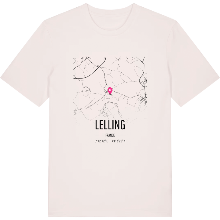 Lelling map t-shirt – t-shirt from PinShirt