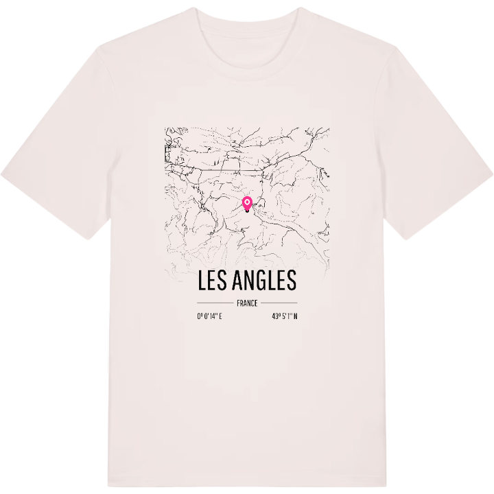 Les Angles map t-shirt – t-shirt from PinShirt