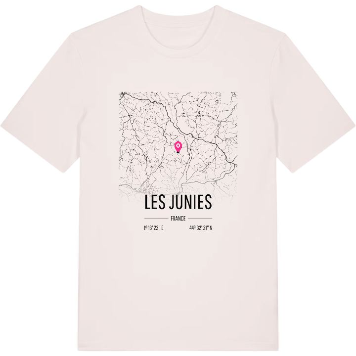 Les Junies map t-shirt – t-shirt from PinShirt