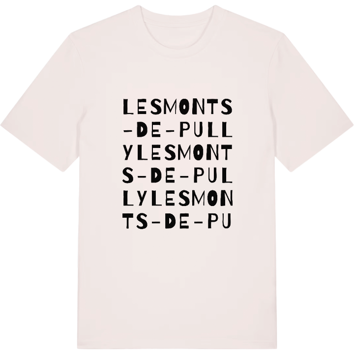 Les Monts-de-Pully wordplay t-shirt – t-shirt from PinShirt