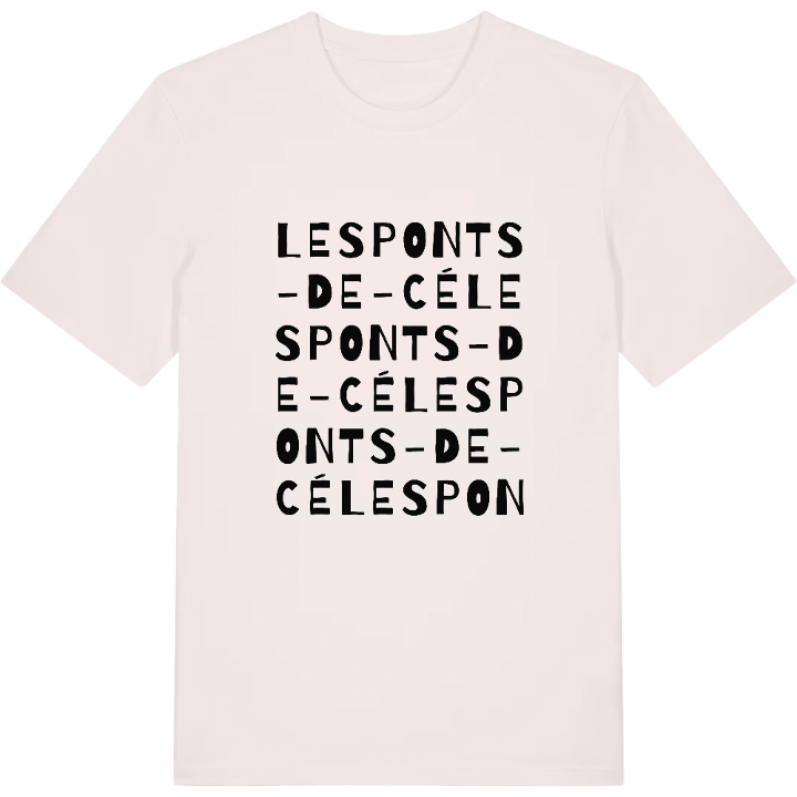 Les Ponts-de-Cé wordplay t-shirt – t-shirt from PinShirt