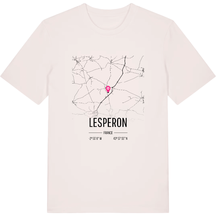 Lesperon map t-shirt – t-shirt from PinShirt