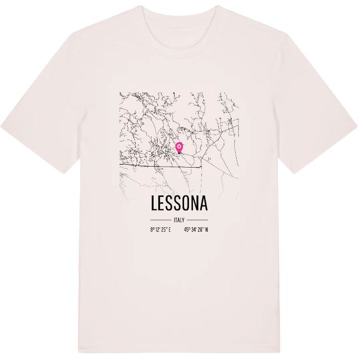 Lessona map t-shirt – t-shirt from PinShirt