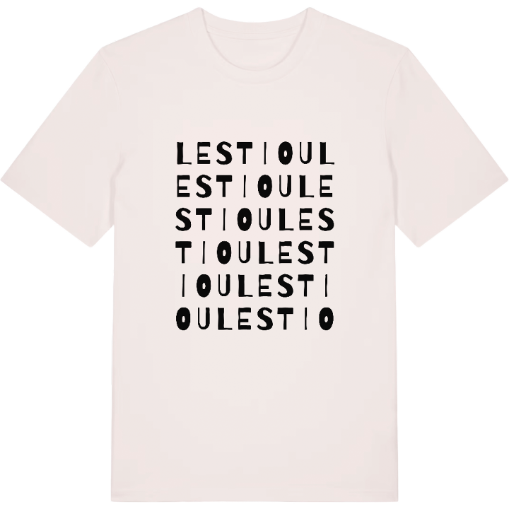 Lestiou wordplay t-shirt – t-shirt from PinShirt