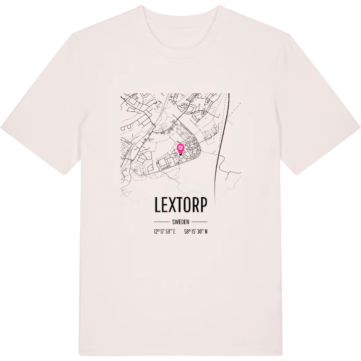 Lextorp map t-shirt – t-shirt from PinShirt