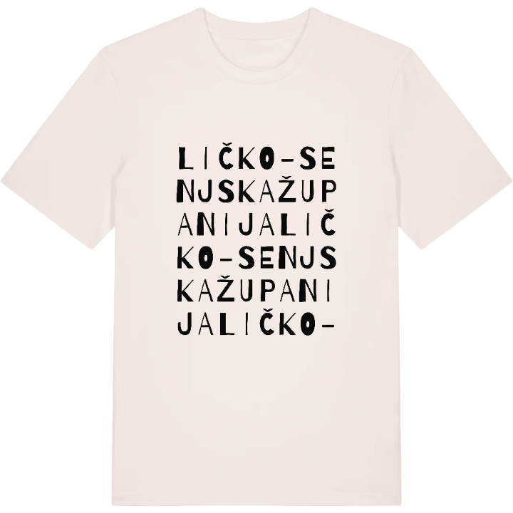 Ličko-senjska županija wordplay t-shirt – t-shirt from PinShirt