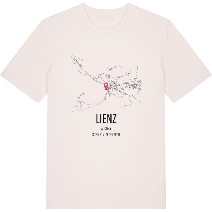 Lienz map t-shirt – t-shirt from PinShirt
