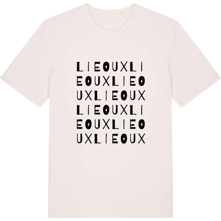 Lieoux wordplay t-shirt – t-shirt from PinShirt