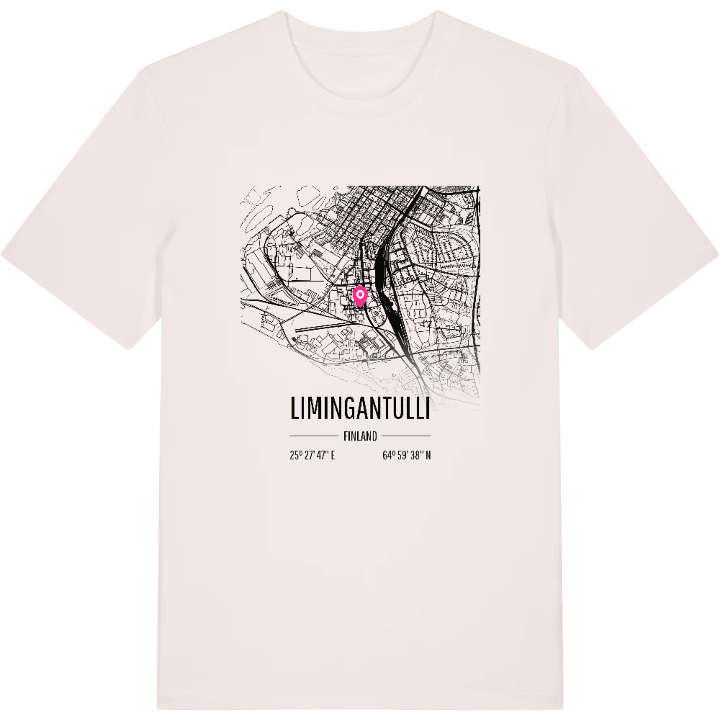 Limingantulli map t-shirt – t-shirt from PinShirt