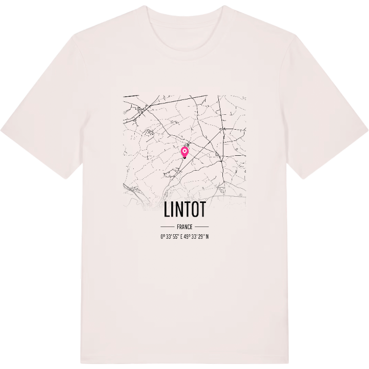 Lintot map t-shirt – t-shirt from PinShirt