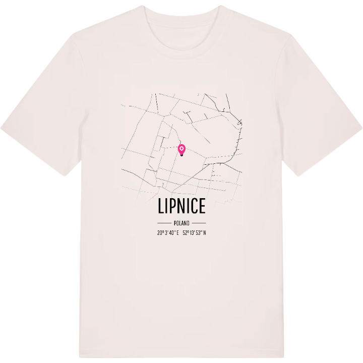 Lipnice map t-shirt – t-shirt from PinShirt