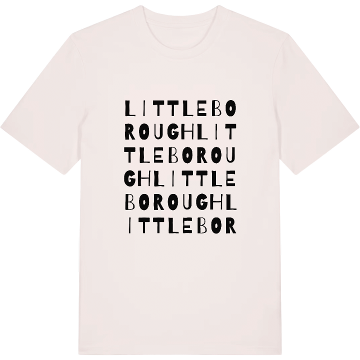 Littleborough wordplay t-shirt – t-shirt from PinShirt