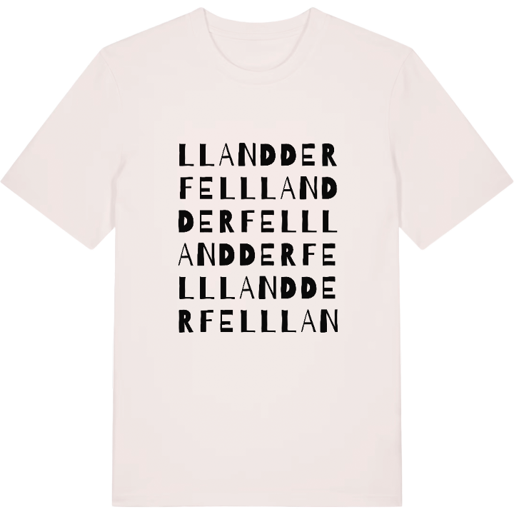 Llandderfel wordplay t-shirt – t-shirt from PinShirt