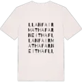 Llanfair Mathafarn Eithaf ordlek t-shirt