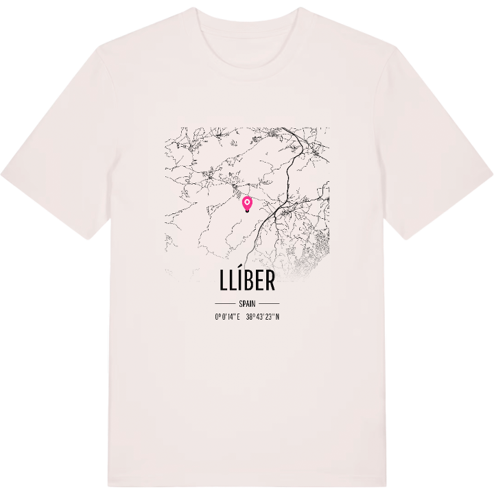 Llíber map t-shirt – t-shirt from PinShirt